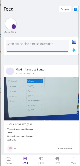 AmoraApp - Aplicativo de relacionamento